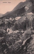 32-154) CARTOLINA BORMIO BAGNI VIAGGIATA