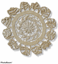 36471 Centrino d'epoca lavorato all'uncinetto (CROCHET) - vintage