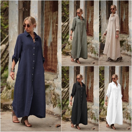 Maxi camicia lunga - , primavera