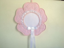 FIOCCHI FIOCCO NASCITA DA RICAMO RICAMARE A PUNTO CROCE FIORE / COCCARDA in AIDA