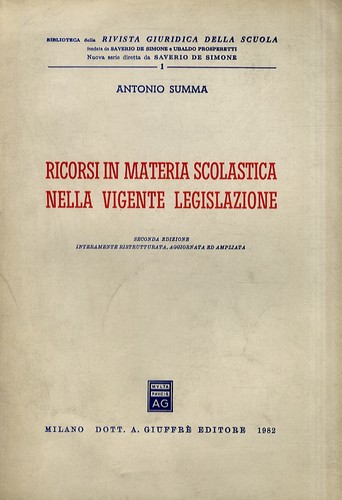 Ricorsi materia scolastica - in,