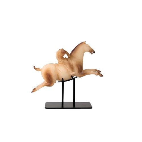 Statuetta cavallo con - statuetta,