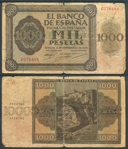España 1000 pesetas - ,