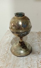 Antica piccola Lampada ad olio in ottone del 1800