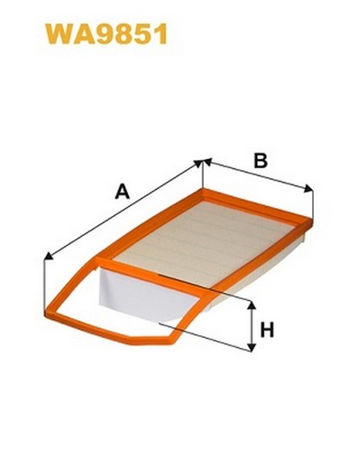 Wa9851 filtro aria per fiat - wa9851,