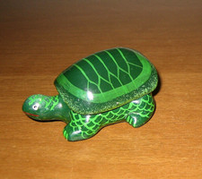 TARTARUGA contenitore in ceramica decorata a mano portagioie Vintage