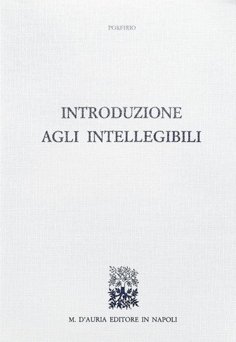 Porfirio introduzione agli - introduzione,