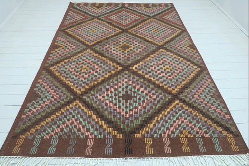 Vintage turco sard kilim - vintage,