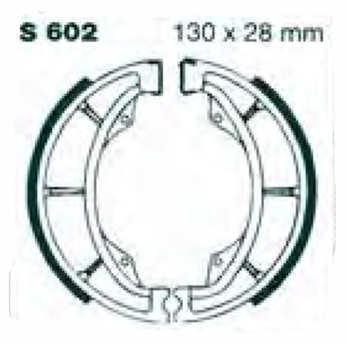 Coppia ganasce freno ebc s602g - ebc,