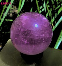 ► ENORME SFERA DI QUARZO AMETISTA CM 7.01 - AMETHYST SPHERE QUALITA' AAAA+ ◄