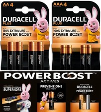 batterie DURACELL POWERBOOST pile AA stilo & AAA ministilo !NEW! le più potenti!