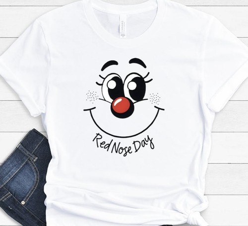 Maglietta red nose day - red, |