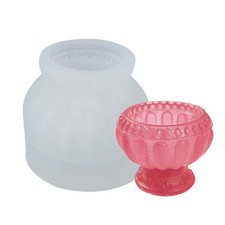 VOANZO Stampo per candela in silicone Colonna romana 3D Stampo per d