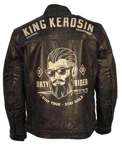 Giacca pelle king kerosin - pelle,