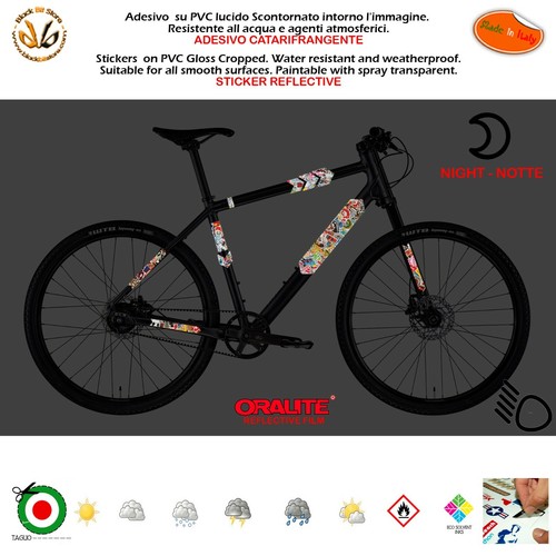 Kit adesivi riflettente telaio