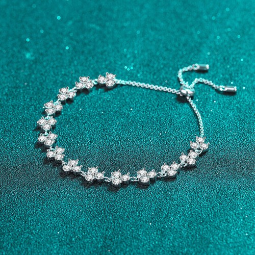 Bracciale catena quadrifoglio