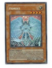 Yugioh! Honest LODT-EN001 ENGLISH Ghost Rare 1st Edition First www_moxbeta_com