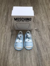 MOSCHINO sandali blu bambino