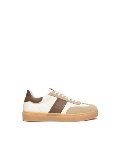 Men sneakers black - men's, leather
