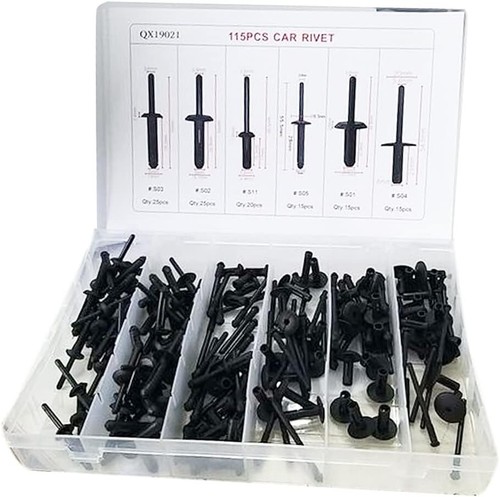 Set rivetti plastica a - set,