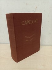 LIBRO CANTONI ROMANZI RACONTI ITALIANI DELL'OTTOCENTO BACCHELLI GARZANTI 1953