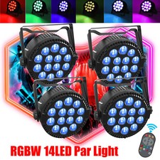 4x 140W RGBW 14 LED par can