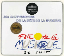 Coincard 2 Euro France 2011 "30° anniversaire FETE DE LA MUSIQUE" - Francia