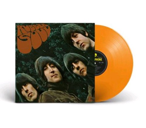 Beatles rubber soul - beatles, orange