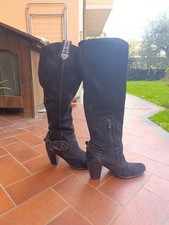 Garden Black Heeled Boots