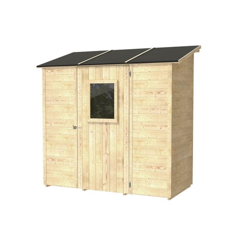 Box capanno addossato legno - addossato, in
