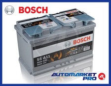 BATTERIA PER AUTO BOSCH S5A 80