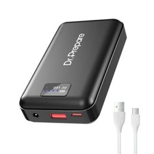 Dr.Prepare Power Bank 16000 mAh per Gilet Riscaldato, Telefono, Tablet, (i9P)