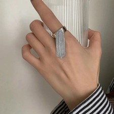 Anello Catena Nappa Geometrica