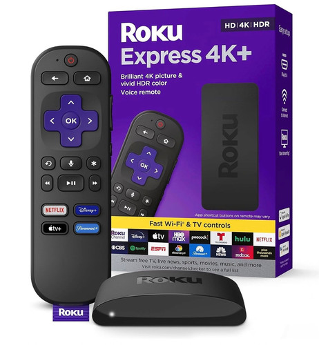 Roku express dispositivo - express, 4k+