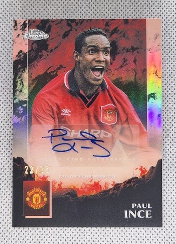 Scheda topps chrome - topps, man