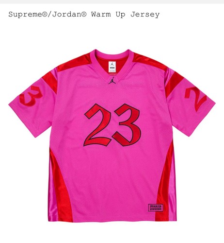 Supreme jordan maglia rosa - x,