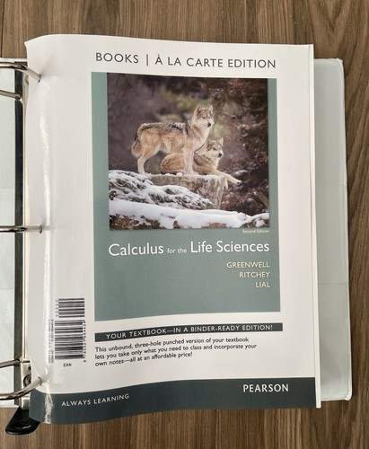 Calculus for the life - for, sciences