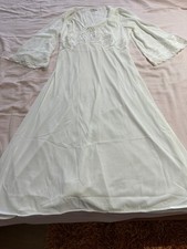 CAMICIA DA NOTTE BIANCA IN