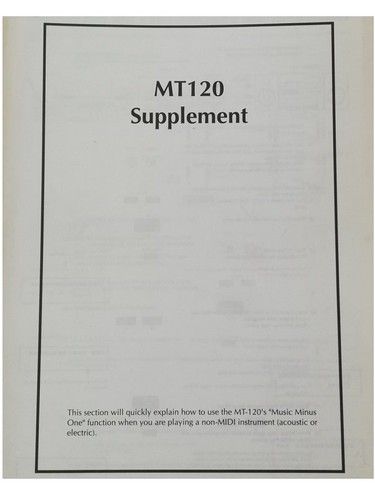 Roland 120 supplement - mt-120,