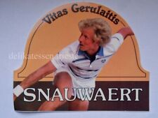 TENNIS Vitas GERULAITIS SNAUWAERT ADESIVO STICKER originale vintage *