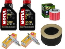 KIT TAGLIANDO YAMAHA VIRAGO XV 250 OLIO MOTUL 5000 10W40 FILTRI CANDELE
