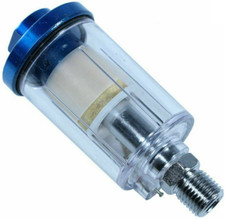 MINI FILTRO RACCOGLI CONDENSA SEPARATORE ARIA COMPRESSA  IN ENTRATA AEROGRAFO