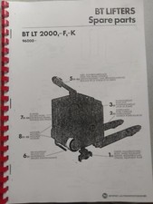 Libro pezzi di ricambio BT - Carrello elevatore elettrico a timone LT2000 -F,...