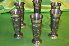 6 CALICI BOCCALI DA BIRRA H