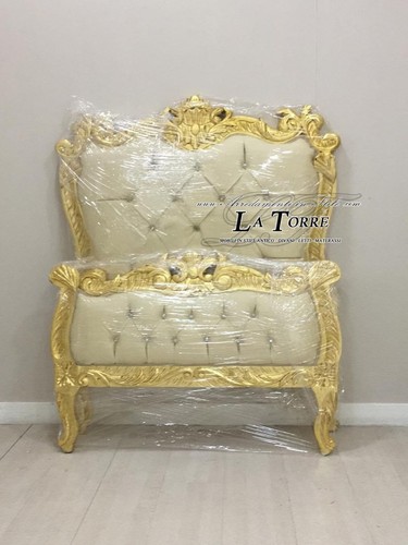 Letto singolo barocco - letto,