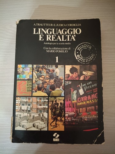 Libro vintage linguaggio e - libro,