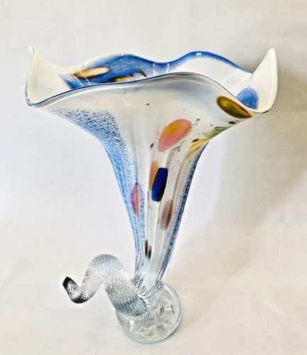 Murano art glass cornucopia - murano,