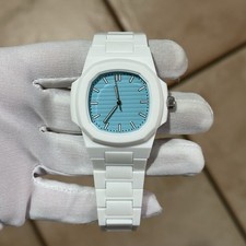 orologio bianco turchese stile ruzza watch tiffany orologio ruzza  polso regalo