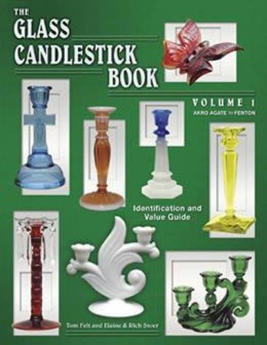Vintage glass candlesticks - vintage,