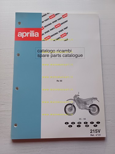 Aprilia 1995 98 catalogo - rx, 1995-98